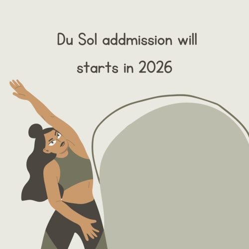 DU SOL admissions are expected to begin in 2026.